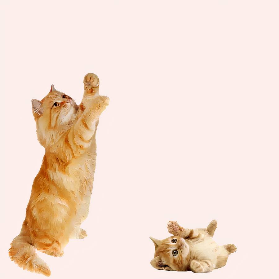Jouet élastique avec fausse souris 3 pièces pour chat